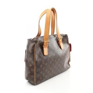 Louis Vuitton Multiplicite Handbag Canvas Leather Monogram Brown
